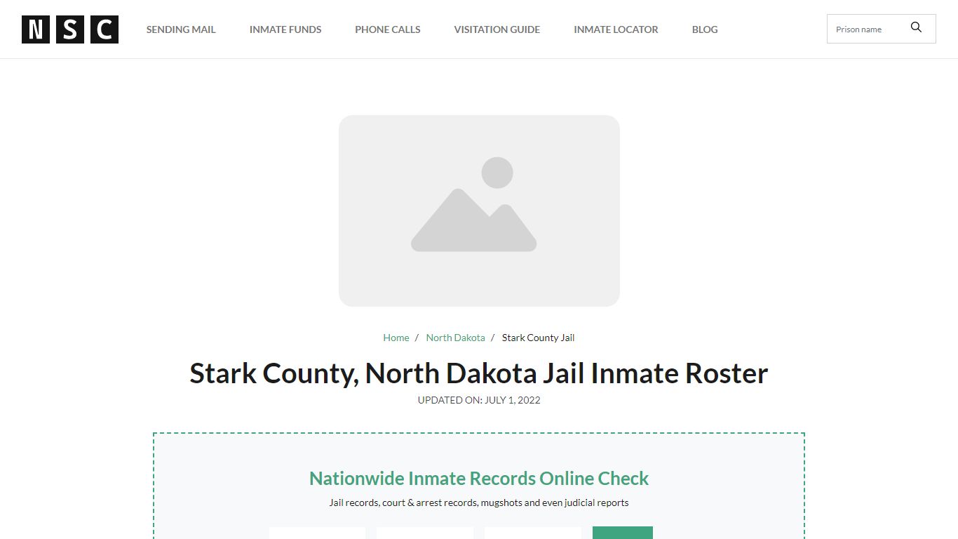 Stark County, North Dakota Jail Inmate List