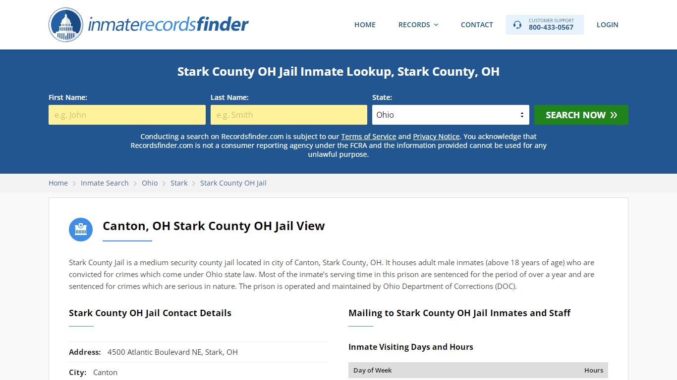 Stark County OH Jail Roster & Inmate Search, Stark County ...