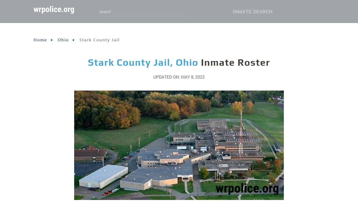 Stark County Jail, Ohio - Inmate Locator